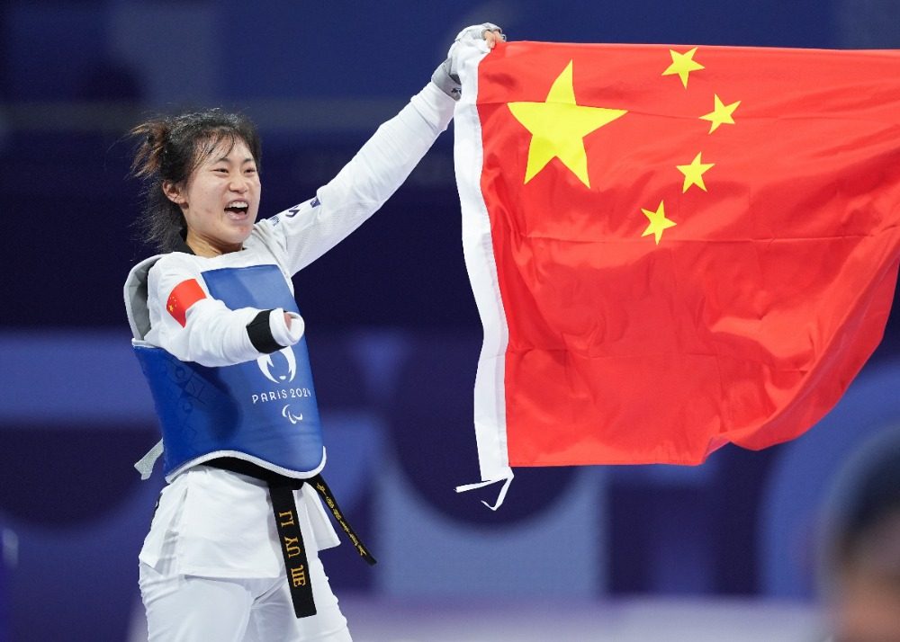跆拳道女子57公斤级：美国选手交出完美表现